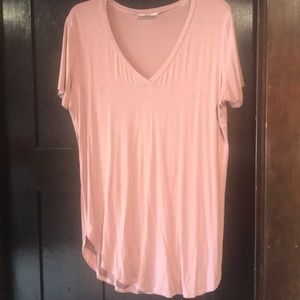 Modal long bodied short sleeve tee